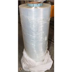 LARGE ROLL OF SHRINK-WRAP 19.5" X UNKNOWN LENGTH