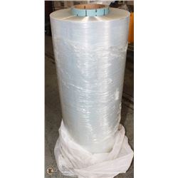 LARGE ROLL OF SHRINK-WRAP 19.5" X UNKNOWN LENGTH