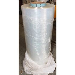 LARGE ROLL OF SHRINK-WRAP 19.5" X UNKNOWN LENGTH