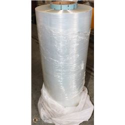 LARGE ROLL OF SHRINK-WRAP 19.5" X UNKNOWN LENGTH