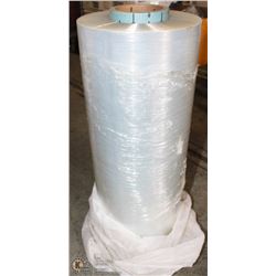 LARGE ROLL OF SHRINK-WRAP 19.5" X UNKNOWN LENGTH