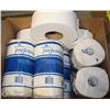 Image 1 : LOT OF ASSORTED PAPER TOWEL + COMMERCIAL TISSUE