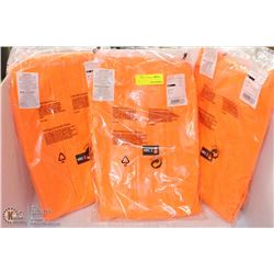 LOT OF 3 HI-VIZ  FIRE-RESISTANT FOX CREEK RAIN-