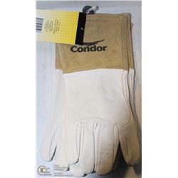 2 PAIRS OF LARGE CONDOR LEATHER WELDING GAUNTLETS