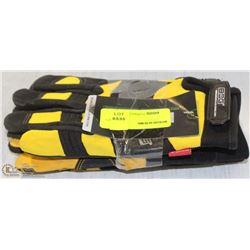2 PAIRS OF MED. BOB DALE WORK GLOVES