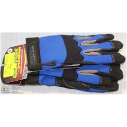 2 PAIRS OF CLUTCH-GEAR MECHANICS GLOVES SIZE MED.