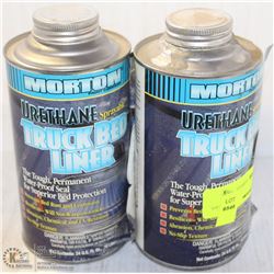 2 CANS OF URETHANES SPRAYABLE TRUCK BED LINER