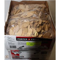 2 BOXES PORTER-CABLE PLATE JOINING BISCUITS
