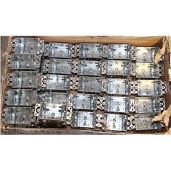 INCOMPLETE CASE OF 1104 GANGABLE ELECTRICAL BOXES