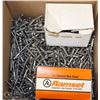 Image 1 : BOX OF LARGE RIVETS/RAMSETS