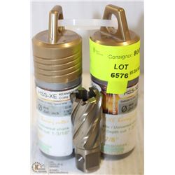 PAIR HEAVY CORING DRILL BIT WITH UNIVERSAL SHANK