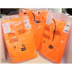 LOT OF 3 HI-VIZ  FIRE-RESISTANT FOX CREEK RAIN-