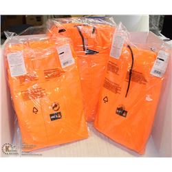 LOT OF 3 HI-VIZ  FIRE-RESISTANT FOX CREEK RAIN-