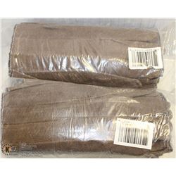 2 BUNDLES OF BROWN MULTIPURPOSE GLOVES