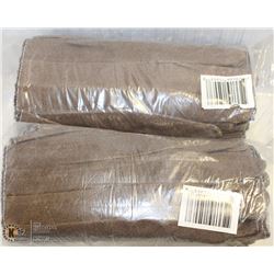 2 BUNDLES OF BROWN MULTIPURPOSE GLOVES