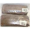 Image 1 : 2 BUNDLES OF BROWN MULTIPURPOSE GLOVES