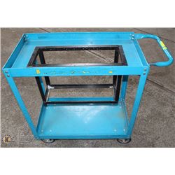BLUE SHOP CART ON WHEELS