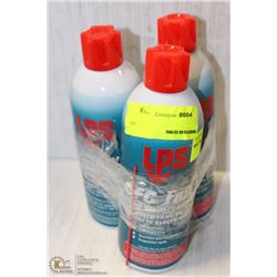 3 CANS OF LPS LUBRICANT + CLEANER