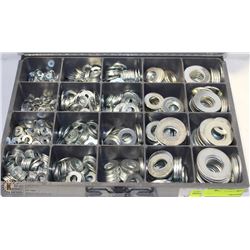 NEW METAL ORGANIZER W/ ASSORTED SIZES METAL WASHER