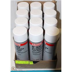 LOT OF 12 CANS OF LOCTITE SF-7633 NON-CHLORINATED