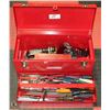 Image 1 : LARGE 24" CRAFTSMAN TOOLBOX FULL OF TOOLS