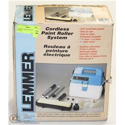 LEMMER CORDLESS PAINT ROLLER SYSTEM