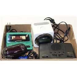 LOT OF 4 DIGITAL ALARM CLOCKS