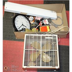 FLAT WITH 3 SPEED TORCAN FAN, B&D 3/8" DRILL WITH