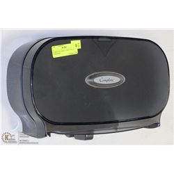 COMPLETE 2 ROLL TOILET PAPER DISPENSER