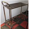 Image 1 : 2 SHELF ROLLING SHOP CART