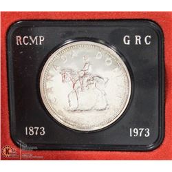 1973 CANADA SILVER DOLLAR COIN IN RCM CASE