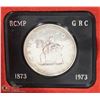 Image 1 : 1973 CANADA SILVER DOLLAR COIN IN RCM CASE