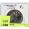 Image 1 : 1977 CANADIAN $1 DOLLAR COIN