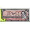 Image 1 : 1954 CANADA TWO DOLLAR BILL     K/R