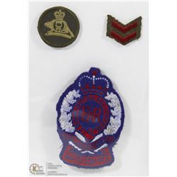 LOT OF 3 CANADIAN MILITARY PATCHES