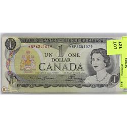 1973 CANADIAN  ASTERISK $1 DOLLAR BILL