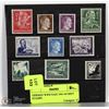 GERMAN WWII NAZI 1941-44 MINT STAMPS