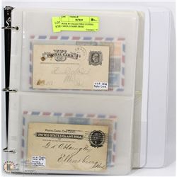 BOOK W/ COLLECTIBLE COVERS, CARDS, STAMPS FROM