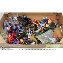 FLAT OF ACTION FIGURES