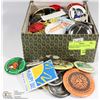 Image 1 : BOX OF VINTAGE COLLECTOR PINS/BUTTONS
