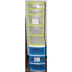 GRACIOUS LIVING ORGANIZER NEW WITH WHEELS AND 5