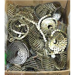 BOX OF ASSORTED NAIL COILS