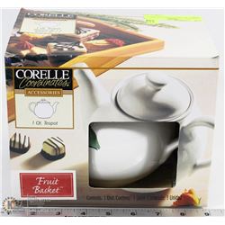 CORELLE CORDINATES 1 QT TEA POT