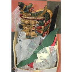 2 SOUTH EAST ASIA FLYING DECOR AND WALL PLAQUE