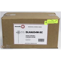 DANOLITE WALL MOUNT LAMP WITH SWING ARM, SATIN