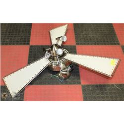 DESIGNER 3 BLADE CHROME FAN