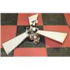 Image 1 : DESIGNER 3 BLADE CHROME FAN