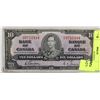 1937 CANADIAN  $10 DOLLAR BILL