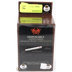 PACK OF DISPOSABLE CIGARETTES COFFEE FLAVOUR
