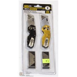 2 PC BALL BEARING KNIFE SET